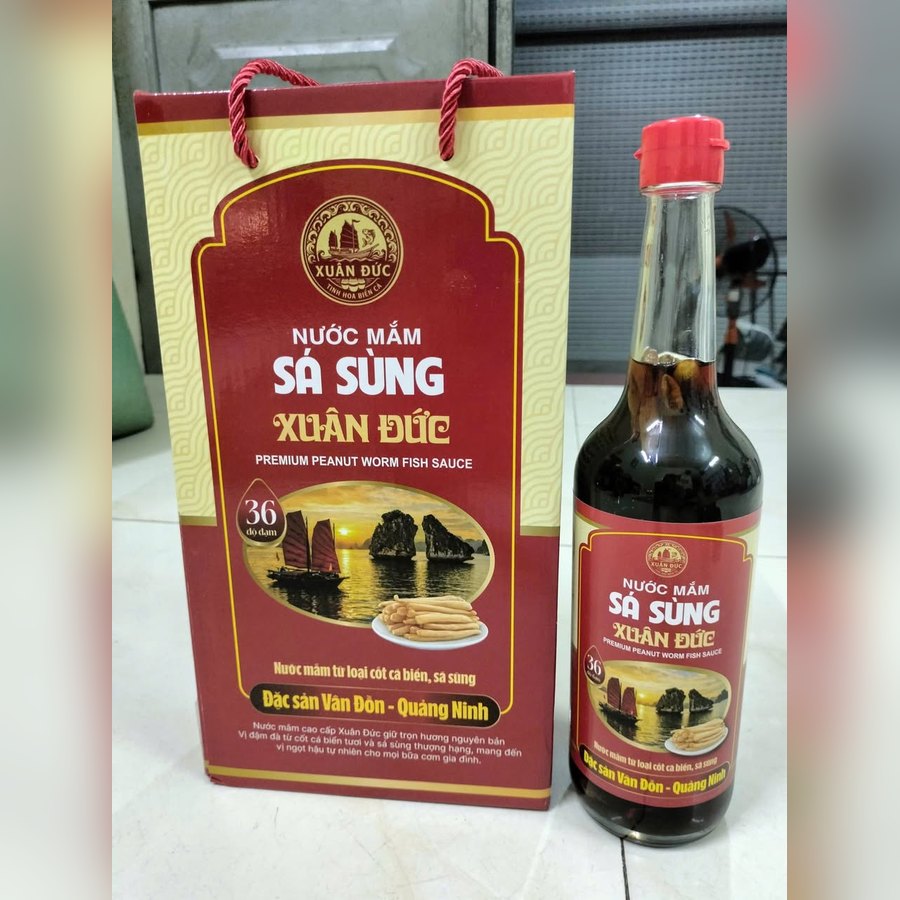 Nước mắm Sá Sùng Xuân Đức – đặc sản Vân Đồn